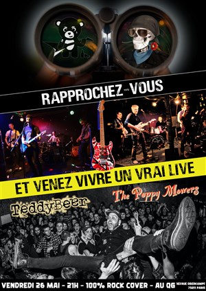 Affiche de TeddyBeer + The Poppy Mowers