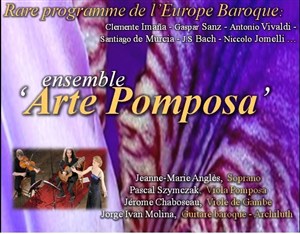 Affiche de Rare programme de l'Europe Baroque