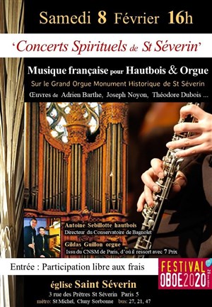 Affiche de Musique française pour Hautbois & Orgue