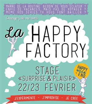 Affiche de Stage surprise et plaisir de la happy factory