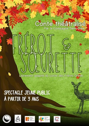Affiche de Frérot & Soeurette d'après les Frères Grimm