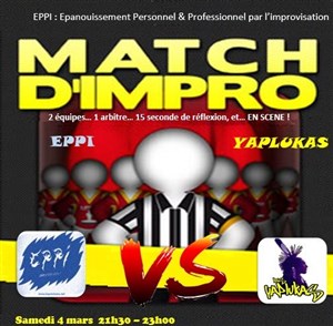 Affiche de Match d'impro : EPPI vs YAPLUKAS