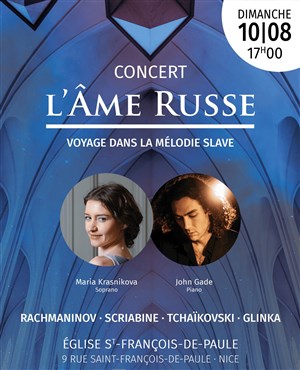 Affiche de Concert l'Ame russe
