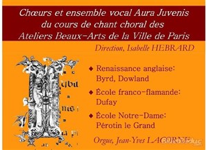 Affiche de Choeurs et ensemble vocal Aura Juvenis