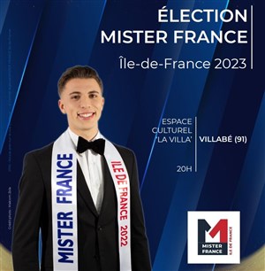Affiche de Election Mister France Île-de-France 2023