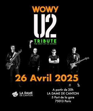 Affiche de Tribute U2 by Wowy