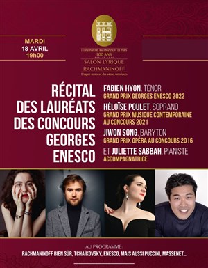 Affiche de Salon Lyrique Rachamninoff