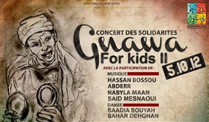Affiche de Concert des Solidarités Gnawa for Kids II