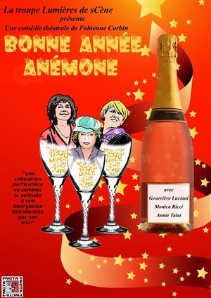 Affiche de Bonne année Anémone