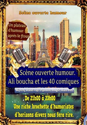 Affiche de Soirée humour spécial ramadan : Ali boucha et les 40 comiques