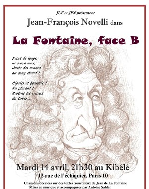 Affiche de La Fontaine, face B