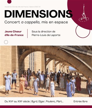 Affiche de Dimensions | Concert a cappella à 360°