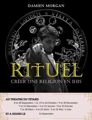 Affiche de Damien Morgan dans Rituel
