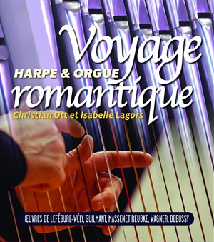 Affiche de Concert harpe et orgue : voyage romantique