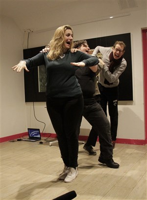 Affiche de Meeples | Spectacle d'improvisation ludique