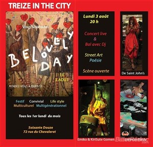 Affiche de Treize in The City fête Belovely Day
