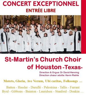 Affiche de St-Martin's Church Choir of Houston - Texas