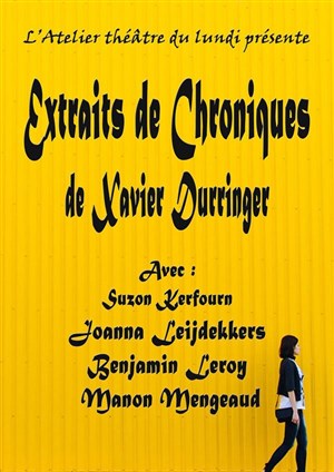 Affiche de Extraits de chroniques sketch