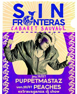Affiche de Peaches Extravaganza dj show + Performers house of drama & Louise de Ville