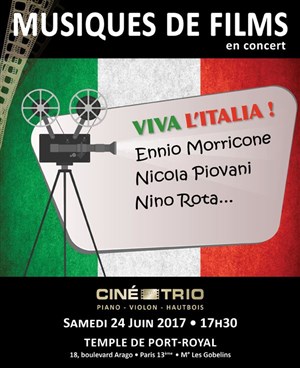 Affiche de Ciné-Trio | Concert Viva l'Italia !
