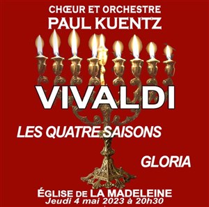 Affiche de Choeur et orchestre Paul Kuentz : Vivaldi Quatre Saisons et Gloria