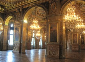 Affiche de Visite guidée : Les salons dorés de l'Hôtel de Ville de Paris | Par Artémise