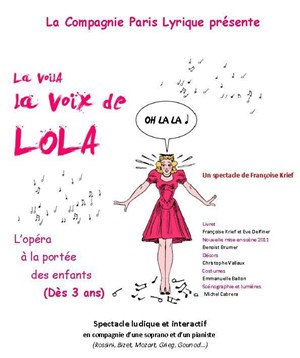 Affiche de La Voilà la Voix de Lola