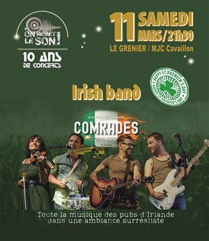 Affiche de Concert Comrades | Saint-Patrick