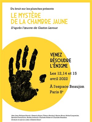 Affiche de Le Mystère de la Chambre Jaune