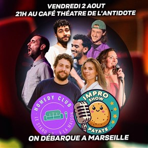 Affiche de Impro Show Patate + Homedy Club