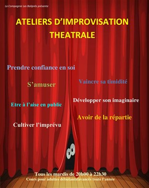 Affiche de Cours d'improvisation théâtrale