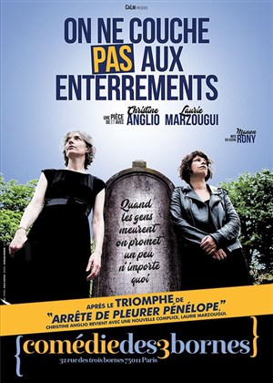 Affiche de On ne couche pas aux enterrements