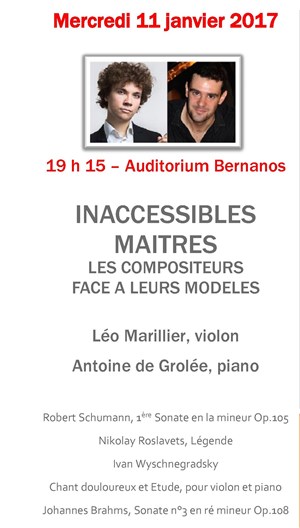 Affiche de Inventio invite Léo Marillier et Antoine de Grolée