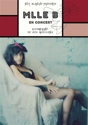 Affiche de Mlle B en concert