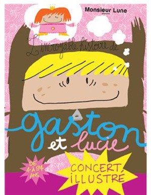Affiche de Monsieur Lune, L'incroyable histoire de Gaston et Lucie