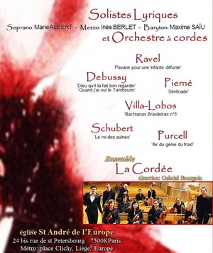 Affiche de Ensemble La Cordée | Solistes lyriques et orchestre à cordes