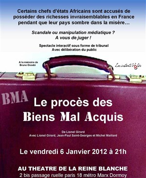 Affiche de Le procès des Biens Mal Acquis