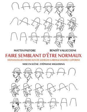 Affiche de Faire semblant d'être normaux