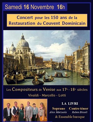 Affiche de Les Compositeurs de Venise : Vivaldi - Marcello - Lotti