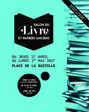 Affiche de Salon du Livre et papiers anciens