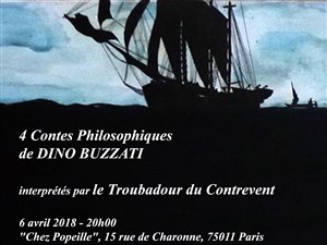 Affiche de Les étranges contes philosophiques de Dino Buzzati