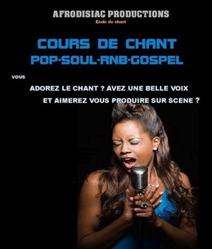 Affiche de Cours de chant pop-soul-rnb-gospel