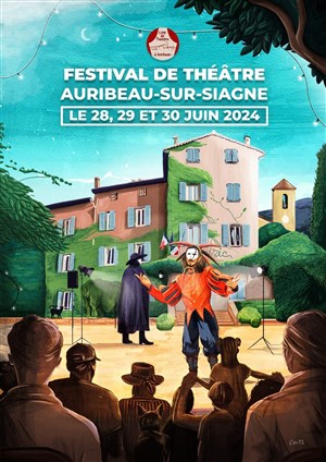 Affiche de Festival de théâtre : Coup de théâtre à Auribeau - Pass 3 jours