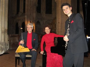 Affiche de Anne, Micha & Pierre Makarenko, Trio Balalaïka, Piano & Hautbois