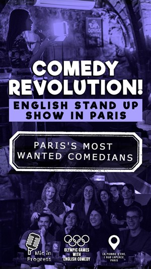 Affiche de Comedy Revolution | English Stand-Up Show in Paris