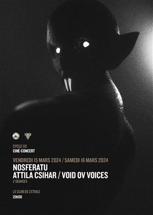 Affiche de Ciné concert Nosferatu x Attila Csihar
