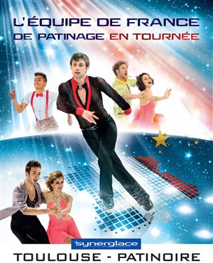 Affiche de L'équipe de France de patinage en tournée
