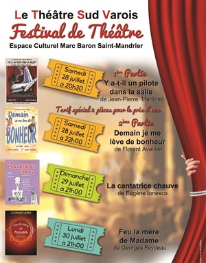 Affiche de Festival de théâtre Sud Varois