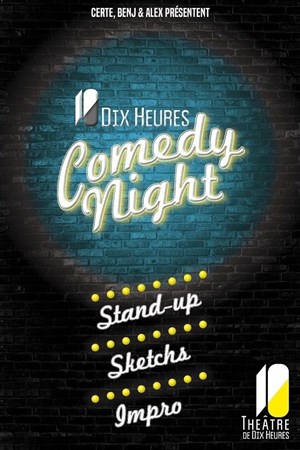 Affiche de 10h Comedy Night