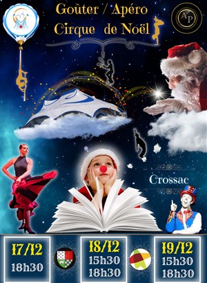 Affiche de Apéros-goûters : Cirque de Noël